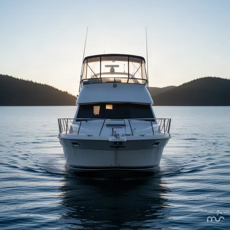 Slide: The Image of Bayliner 3388 Command Bridge Motoryacht 1998 - 2
