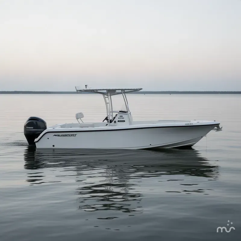 Slide: The Image of Aquasport 2200 Center Console 2024 - 2