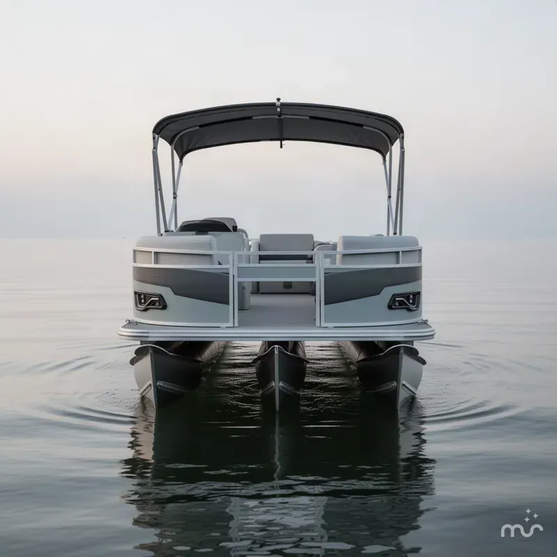 Slide: The Image of Avalon Venture 85 23' Rear Fish Triple-Toon 2027 - 3