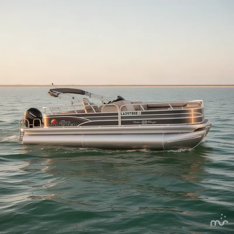 The Image of Sun Tracker Fishin' Barge 22 DLX 2015 - 0