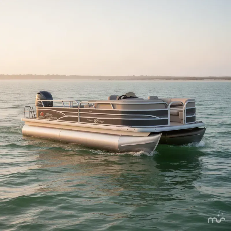Slide: The Image of Sun Tracker Fishin' Barge 22 DLX 2015 - 1