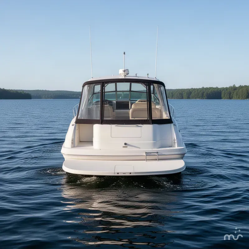 Slide: The Image of Sea Ray 410 Express Cruiser 2000 - 3