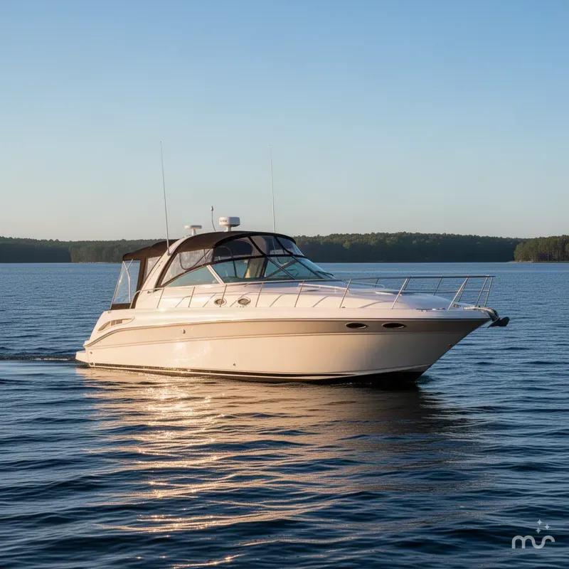 Slide: The Image of Sea Ray 410 Express Cruiser 2000 - 4