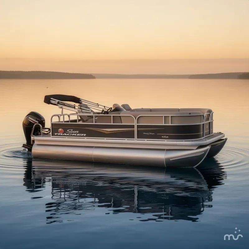 The Image of Sun Tracker Party Barge 18 DLX 2023 - 0