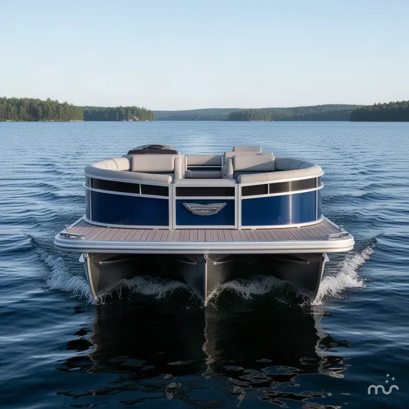 Slide: The Image of Bennington L 25 Quad Bench Bowrider 2025 - 1