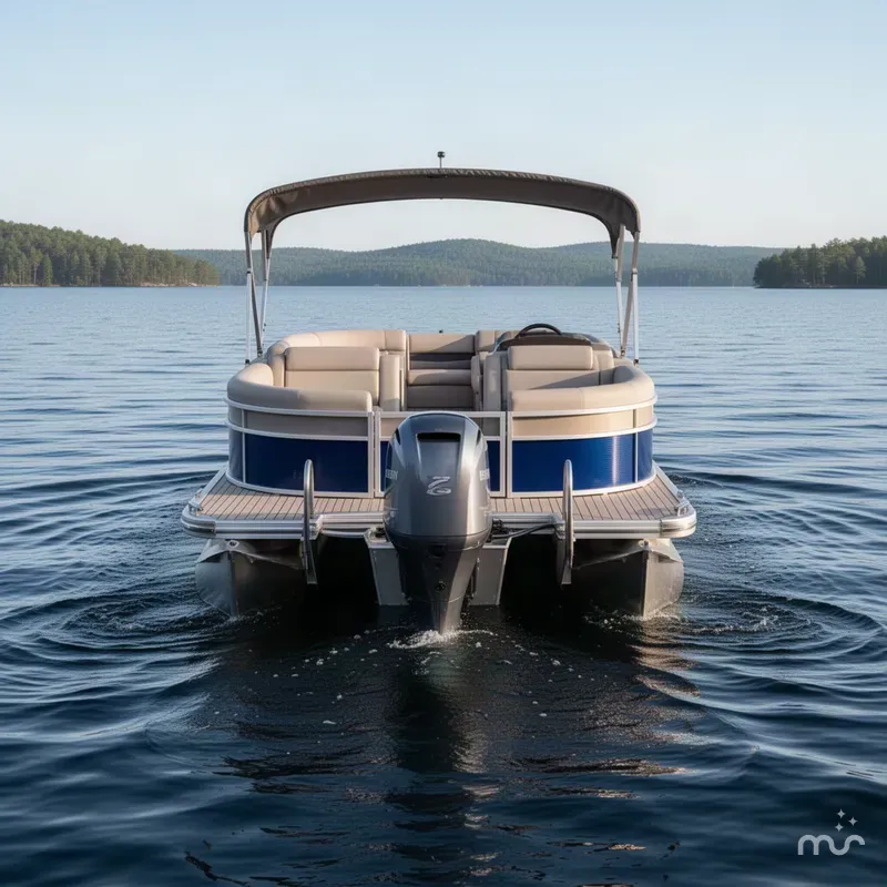 Slide: The Image of Bennington L 25 Quad Bench Bowrider 2025 - 3