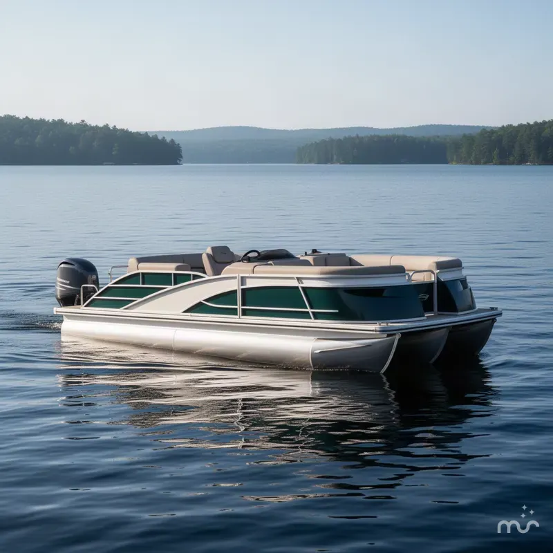 Slide: The Image of Bennington L 25 Quad Bench Bowrider 2025 - 4