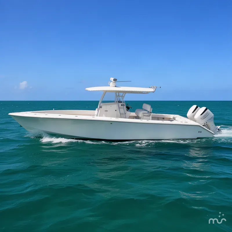 Slide: The Image of Venture 34 Center Console 1997 - 1