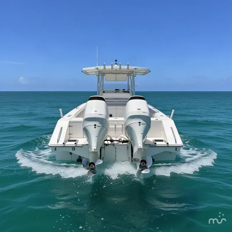 Slide: The Image of Venture 34 Center Console 1997 - 2