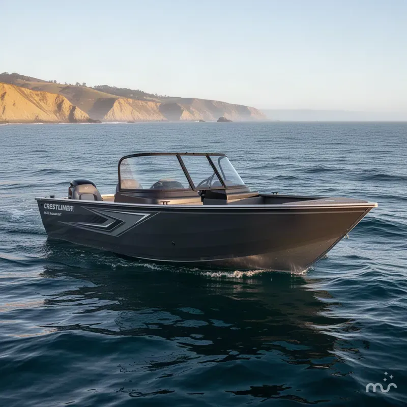 The Image of Crestliner 1650 Kodiak WT w/ 60HP Mercury! 2027 - 0