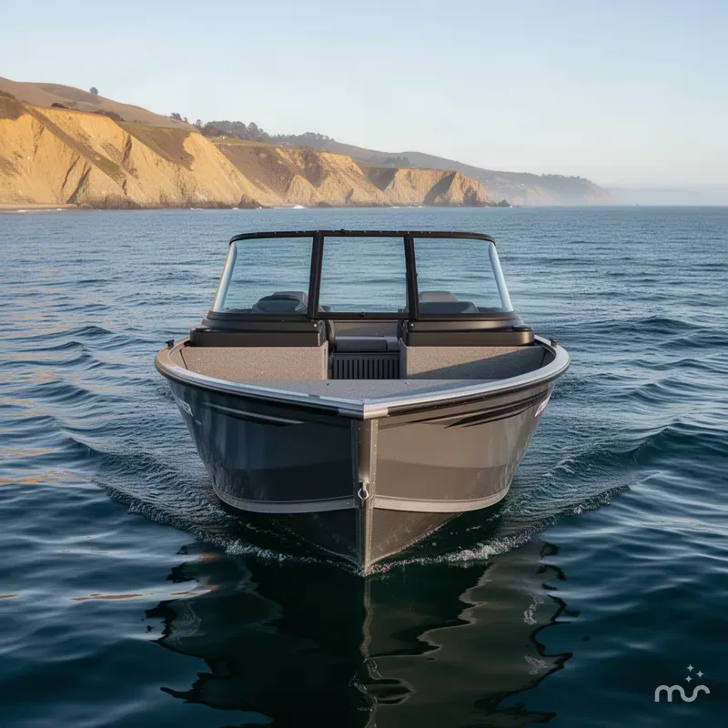 Slide: The Image of Crestliner 1650 Kodiak WT w/ 60HP Mercury! 2027 - 1