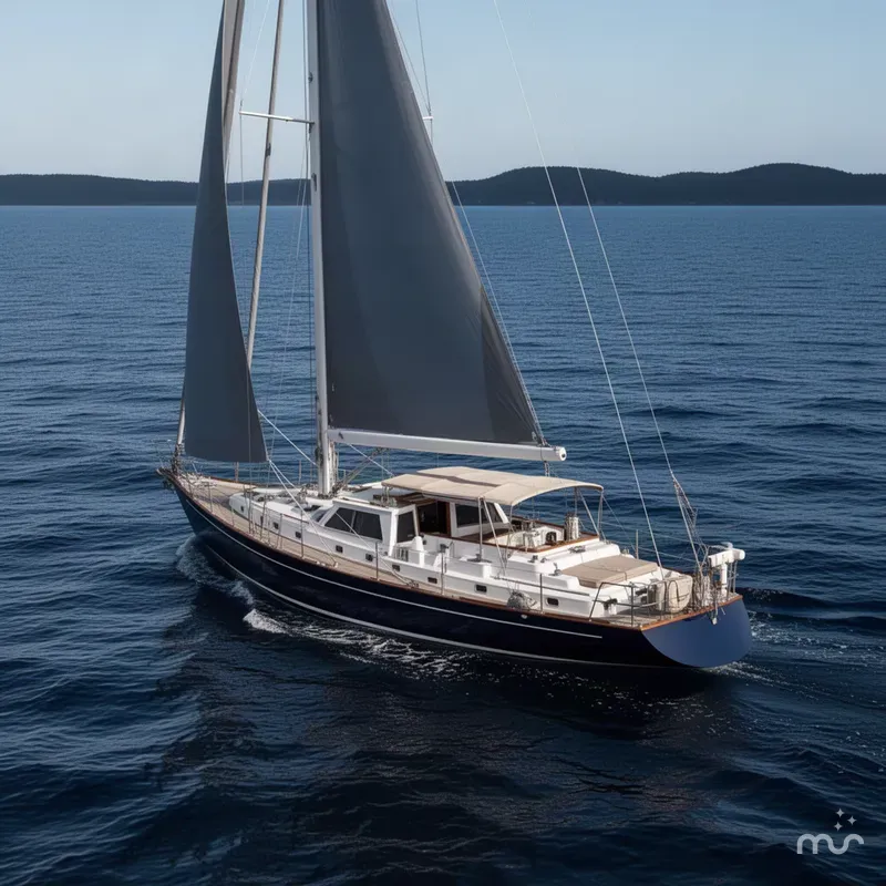 Slide: The Image of Camper & Nicholsons Cruising sailboat 1987 - 1