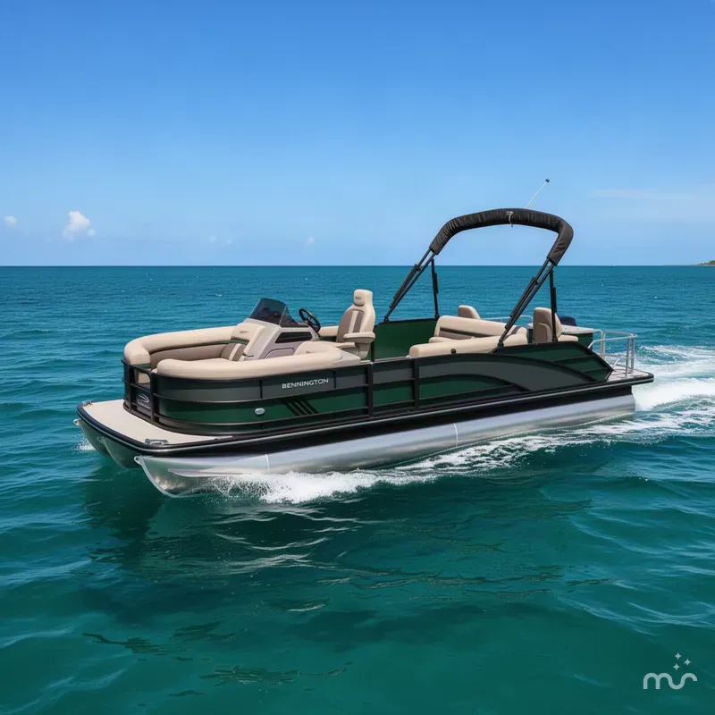 Slide: The Image of Bennington 24 M Fish and Cruise 2027 - 1