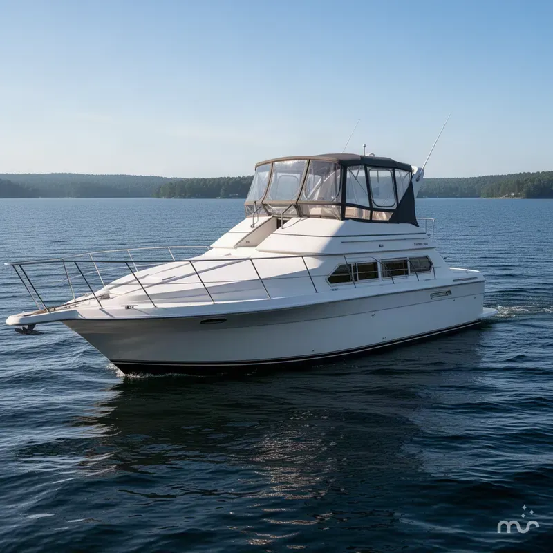 Slide: The Image of Carver Yachts 380 Santego 1996 - 1