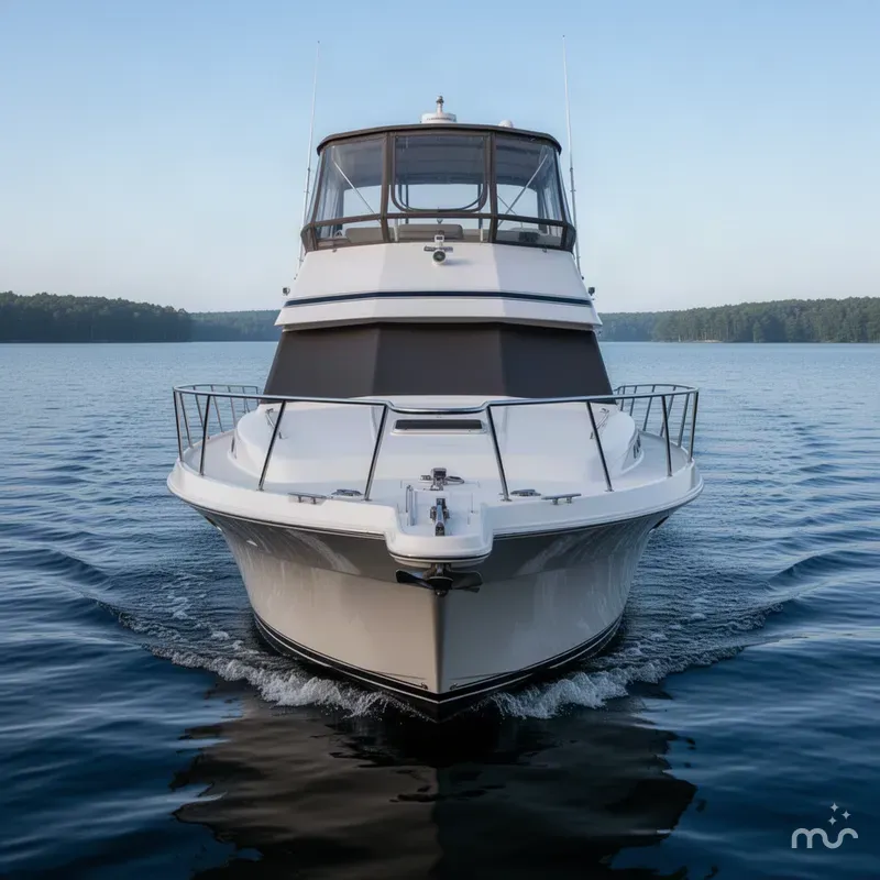 Slide: The Image of Carver Yachts 380 Santego 1996 - 2