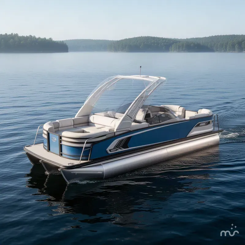 The Image of Avalon Excalibur LTD Flex Lounge Windshield - 25' 2027 - 0