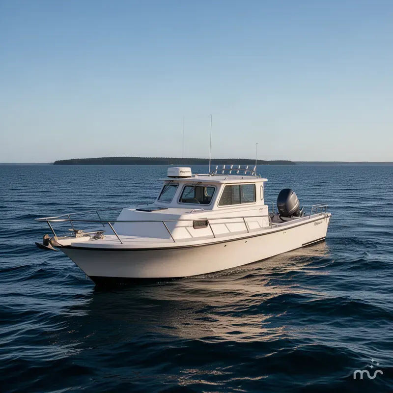 Slide: The Image of Parker Marine 2520 Modified Vee Sport Cabin 2004 - 2