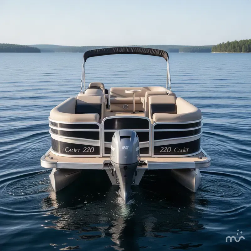 Slide: The Image of Weeres 220 Cadet Cruise & 90HP Evinrude ETec 2016 - 2