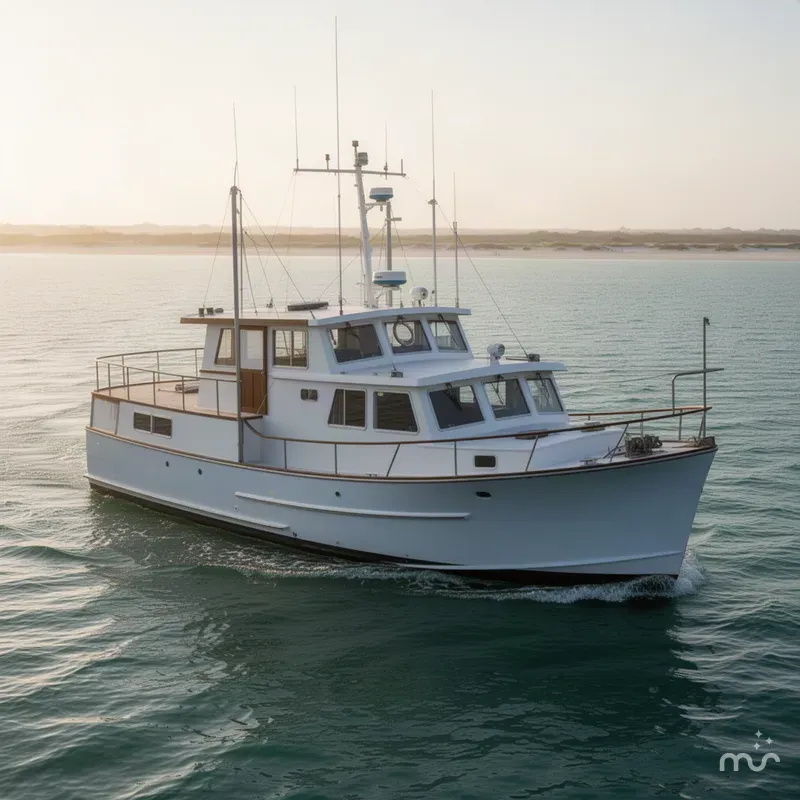 Slide: The Image of Marine Trader 48 Trawler 1981 - 1