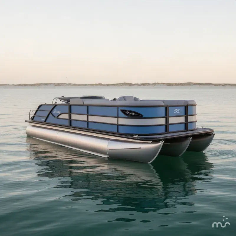 Slide: The Image of Bentley Pontoons Legacy 243 Swingback 2027 - 2