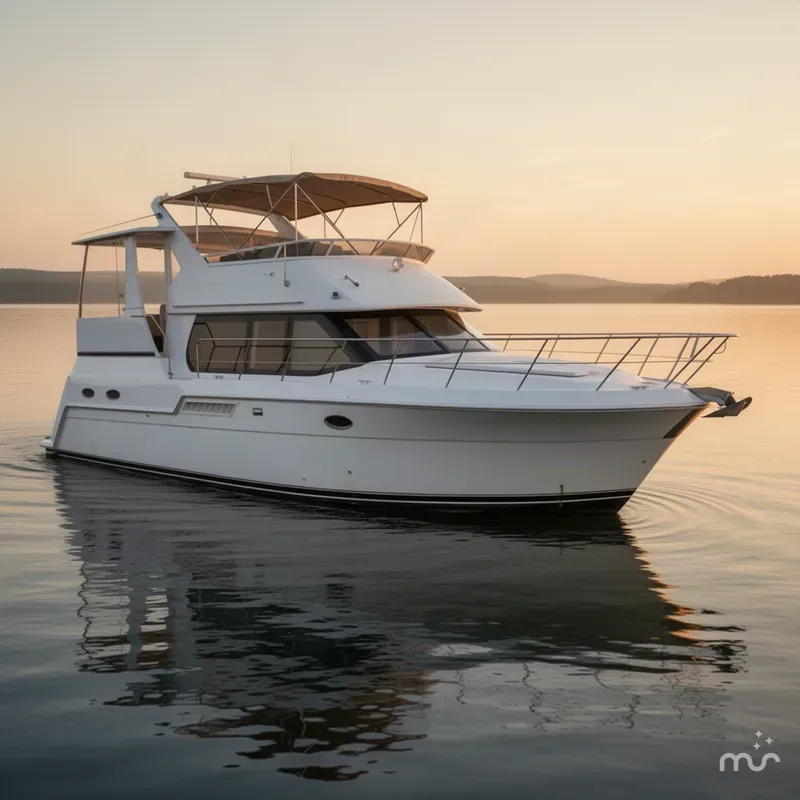 The Image of Carver Yachts 406 Aft Cabin Motor Yacht 2000 - 0