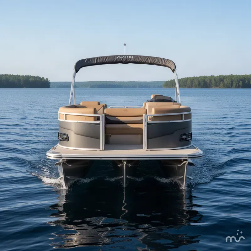 Slide: The Image of Avalon venture 85 cruise rear bench 25 2027 - 1