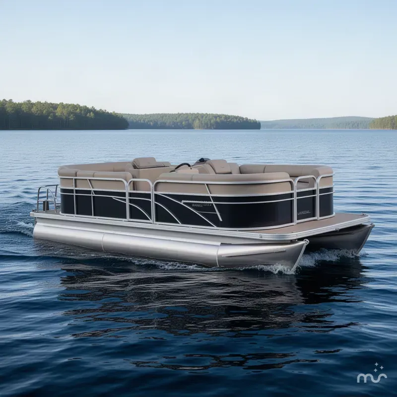 Slide: The Image of Landau Island Breeze Pontoon 2017 - 1
