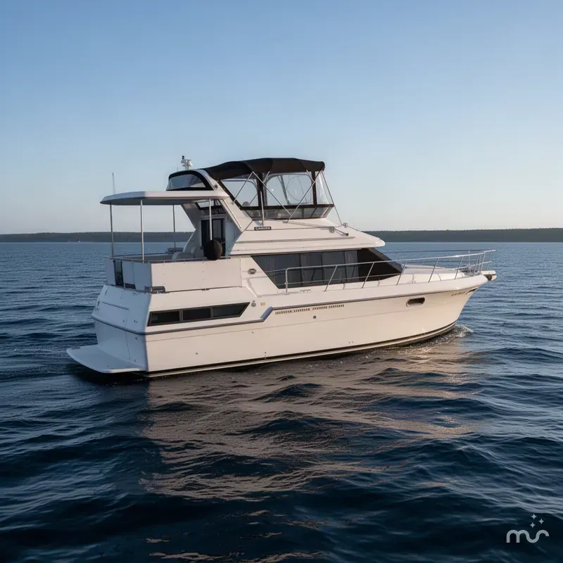 The Image of Carver Yachts 3807 Aft Cabin Motor Yacht 1990 - 0