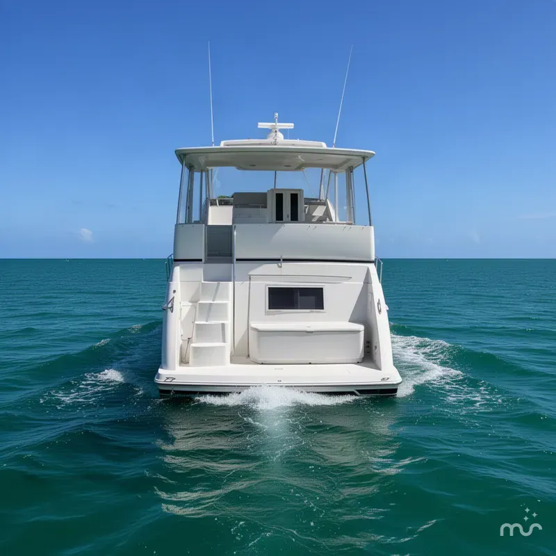 Slide: The Image of Carver Yachts 406 Aft Cabin Motor Yacht 2000 - 1