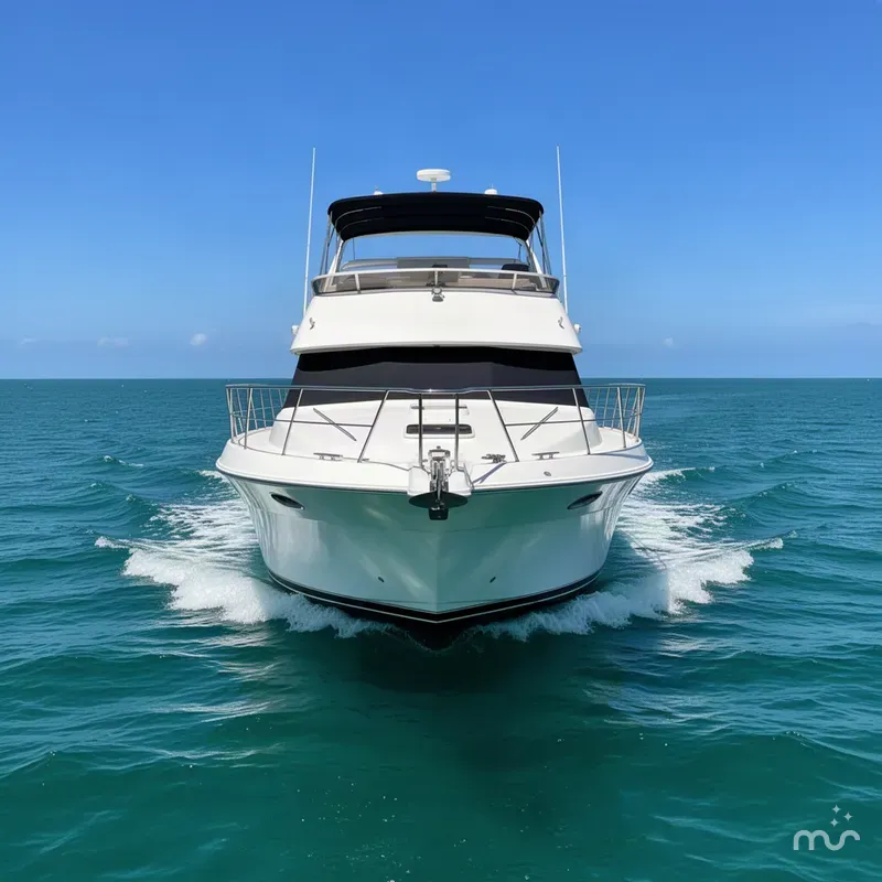Slide: The Image of Carver Yachts 406 Aft Cabin Motor Yacht 2000 - 2