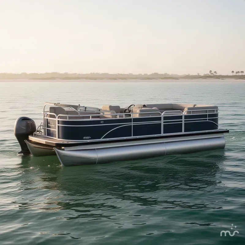 The Image of Sun Tracker Fishin' Barge 22 DLX 2025 - 0