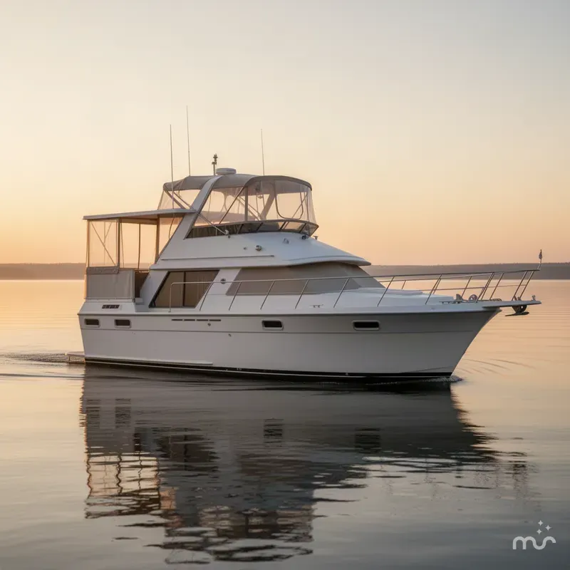 The Image of Carver Yachts 4207 Aft Cabin Motor Yacht 1987 - 0