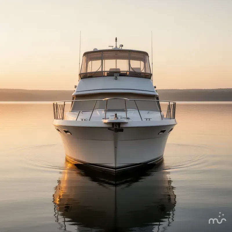 Slide: The Image of Carver Yachts 4207 Aft Cabin Motor Yacht 1987 - 3