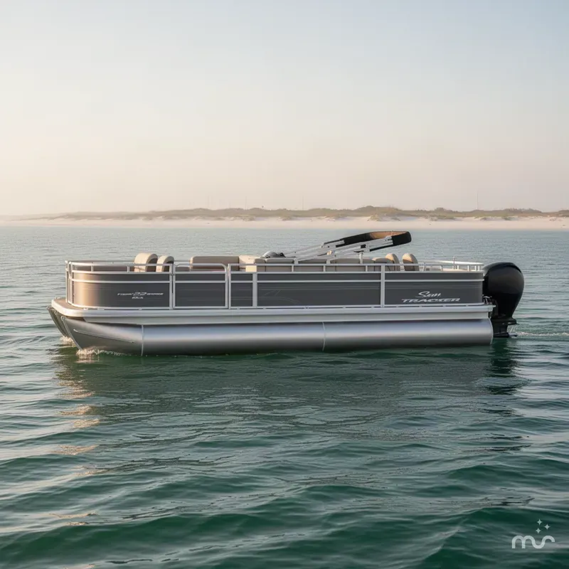 Slide: The Image of Sun Tracker Fishin' Barge 22 DLX 2025 - 1