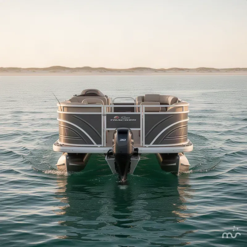 Slide: The Image of Sun Tracker Fishin' Barge 22 DLX 2025 - 2
