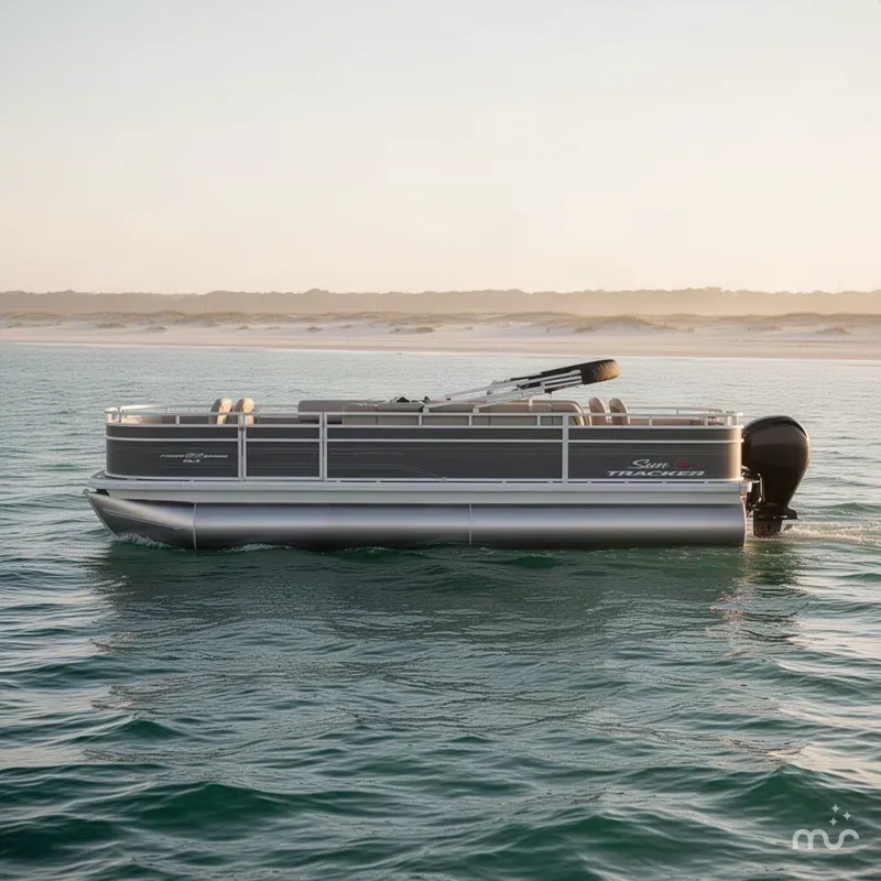 Slide: The Image of Sun Tracker Fishin' Barge 22 DLX 2025 - 1