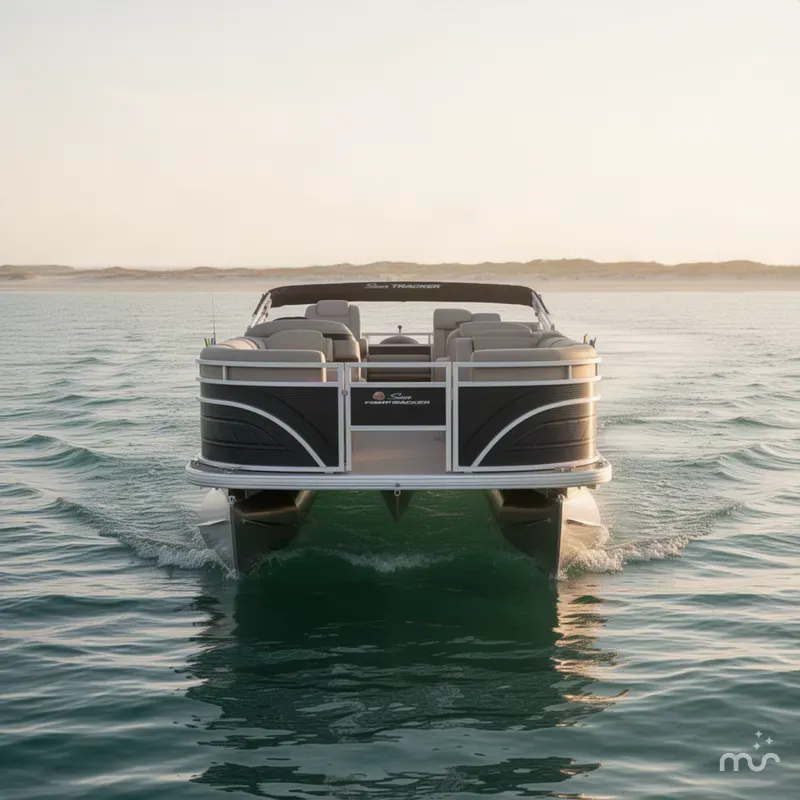 Slide: The Image of Sun Tracker Fishin' Barge 22 DLX 2025 - 2