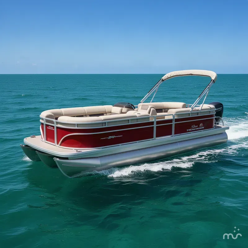 The Image of Sun Tracker Party Barge 24 DLX 2025 - 0