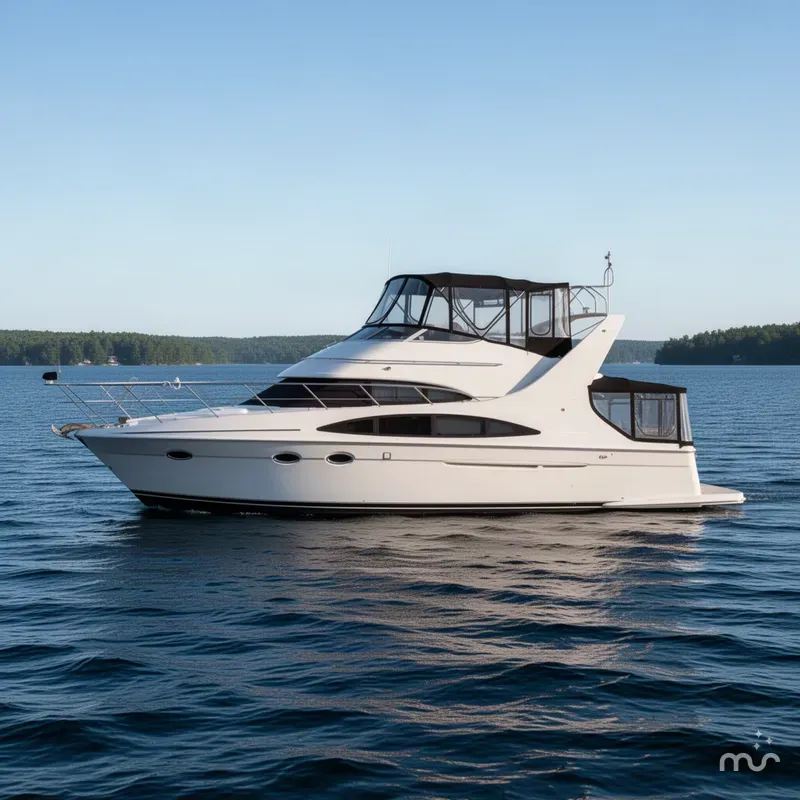 Slide: The Image of Carver Yachts 410 Sport Sedan 2002 - 1