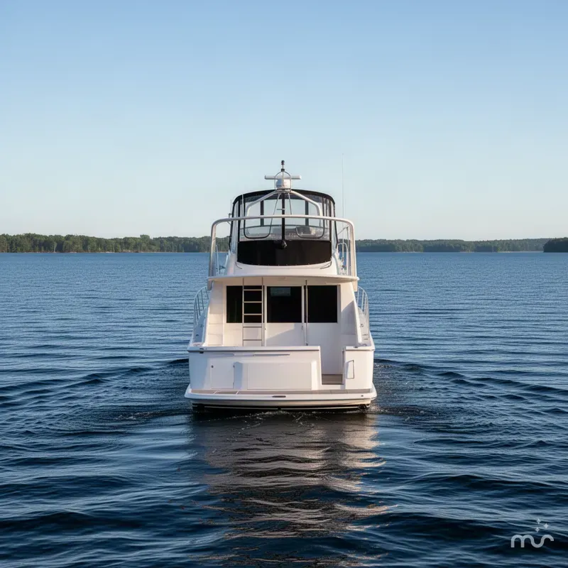 Slide: The Image of Carver Yachts 410 Sport Sedan 2002 - 2
