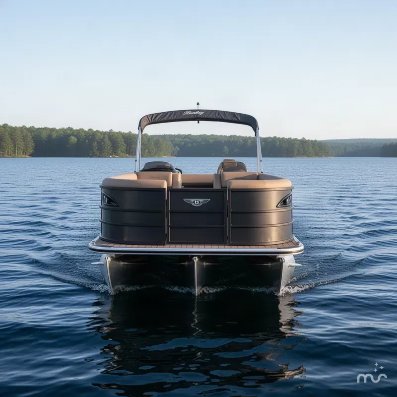 Slide: The Image of Bentley Pontoons Legacy 220 Swingback & Honda 4-Stroke EFI 2027 - 1