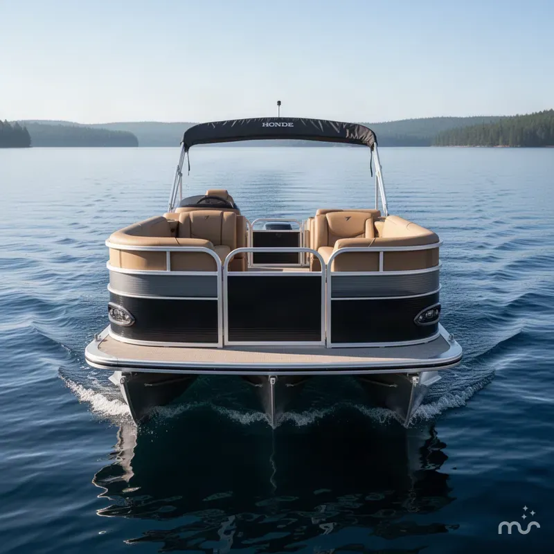 Slide: The Image of Tahoe Sport 2380 Cruise Rear Bench (CRB) & Honda 4-Stroke EFI 2026 - 1