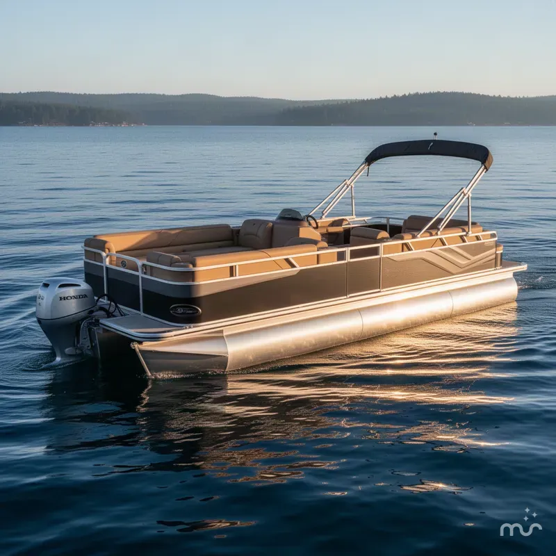 Slide: The Image of Tahoe Sport 2380 Cruise Rear Bench (CRB) & Honda 4-Stroke EFI 2026 - 2