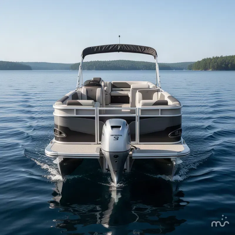 Slide: The Image of Tahoe Sport 2380 Cruise Rear Bench (CRB) & Honda 4-Stroke EFI 2026 - 1