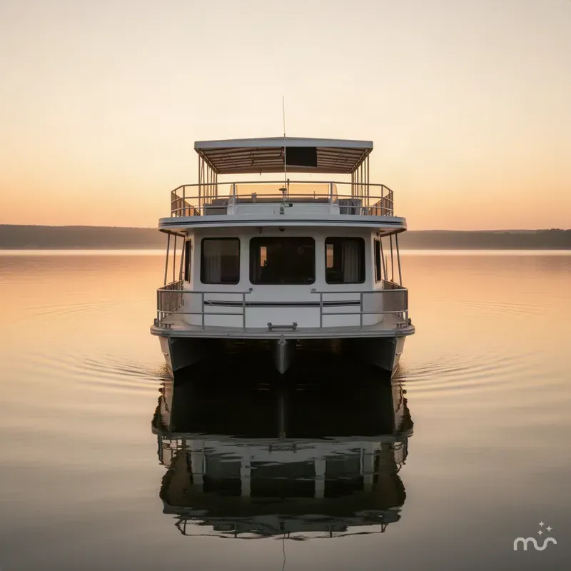 Slide: The Image of Stardust Cruisers 18 x 65 Houseboat 1995 - 1
