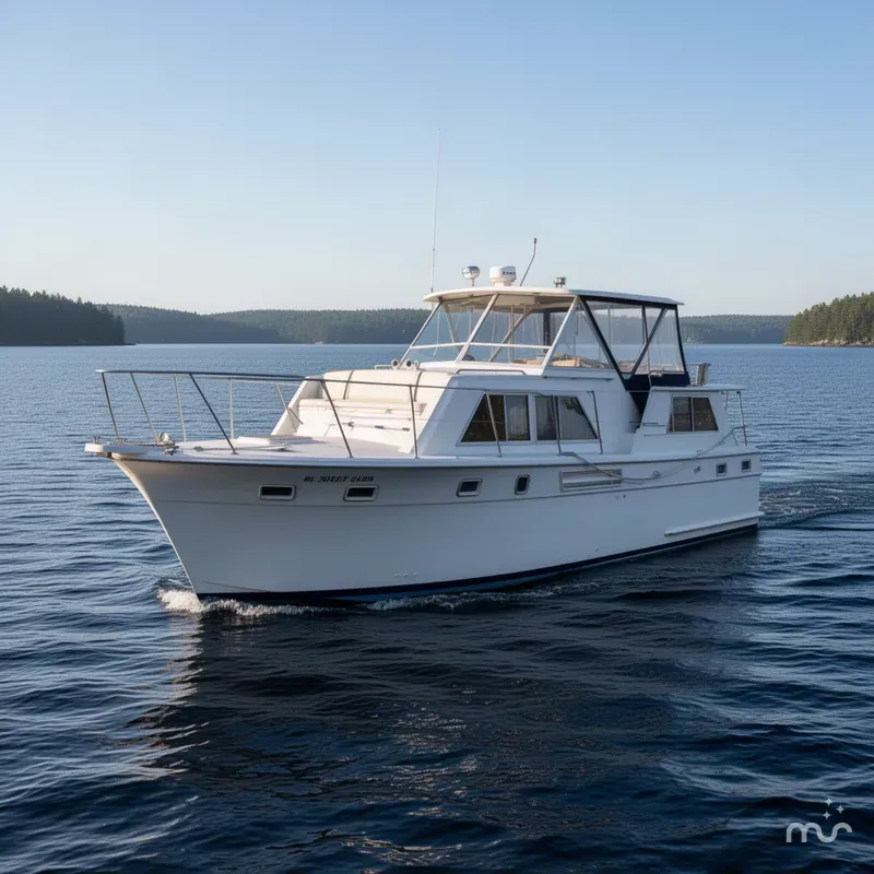Slide: The Image of Hatteras 38 Double Cabin 1969 - 1
