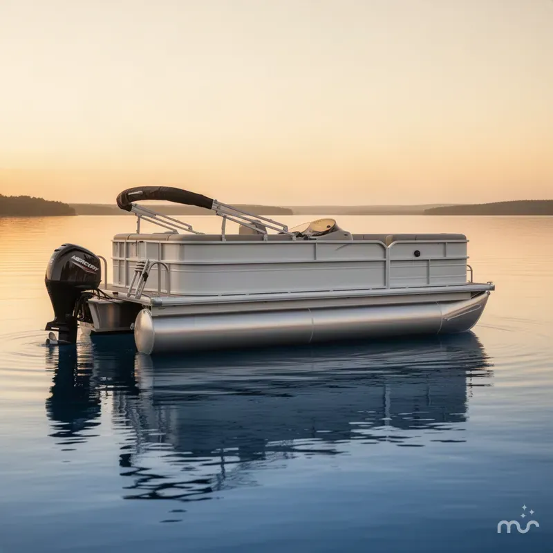 The Image of Sun Tracker Party Barge 18 DLX 2027 - 0