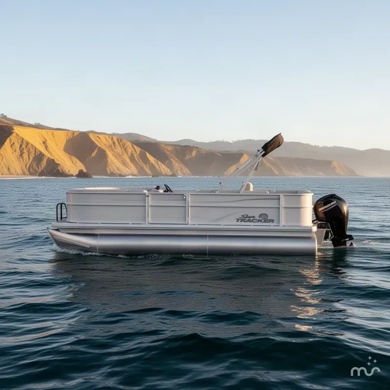 The Image of Sun Tracker Party Barge 18 DLX 2027 - 0