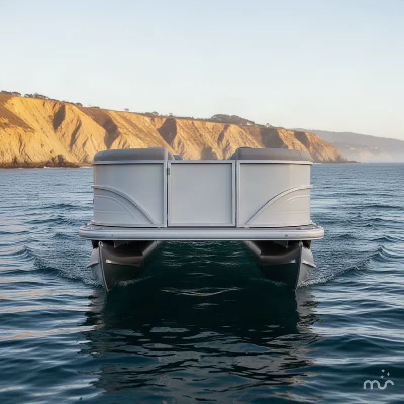 Slide: The Image of Sun Tracker Party Barge 18 DLX 2027 - 1