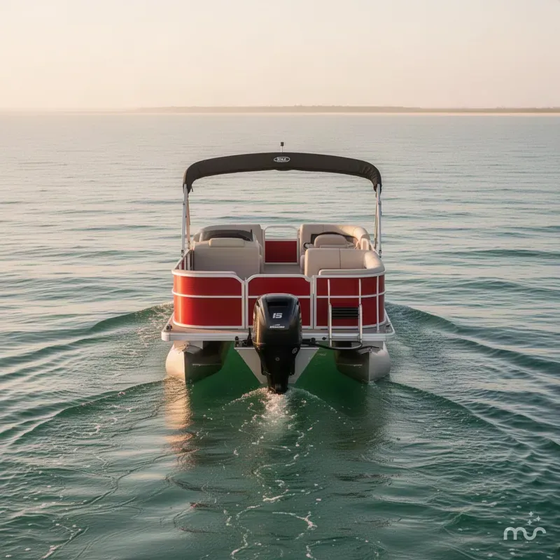 Slide: The Image of Sun Tracker Party Barge 18 DLX 2027 - 2